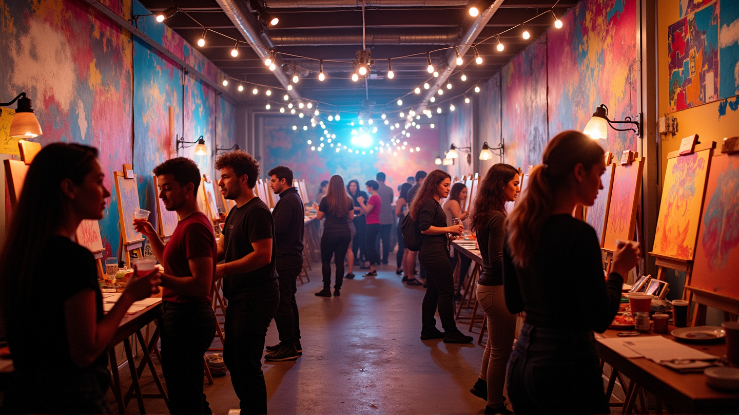 Sip & Paint met Nina Molloy: Ontketen Jouw Creativiteit in NYC