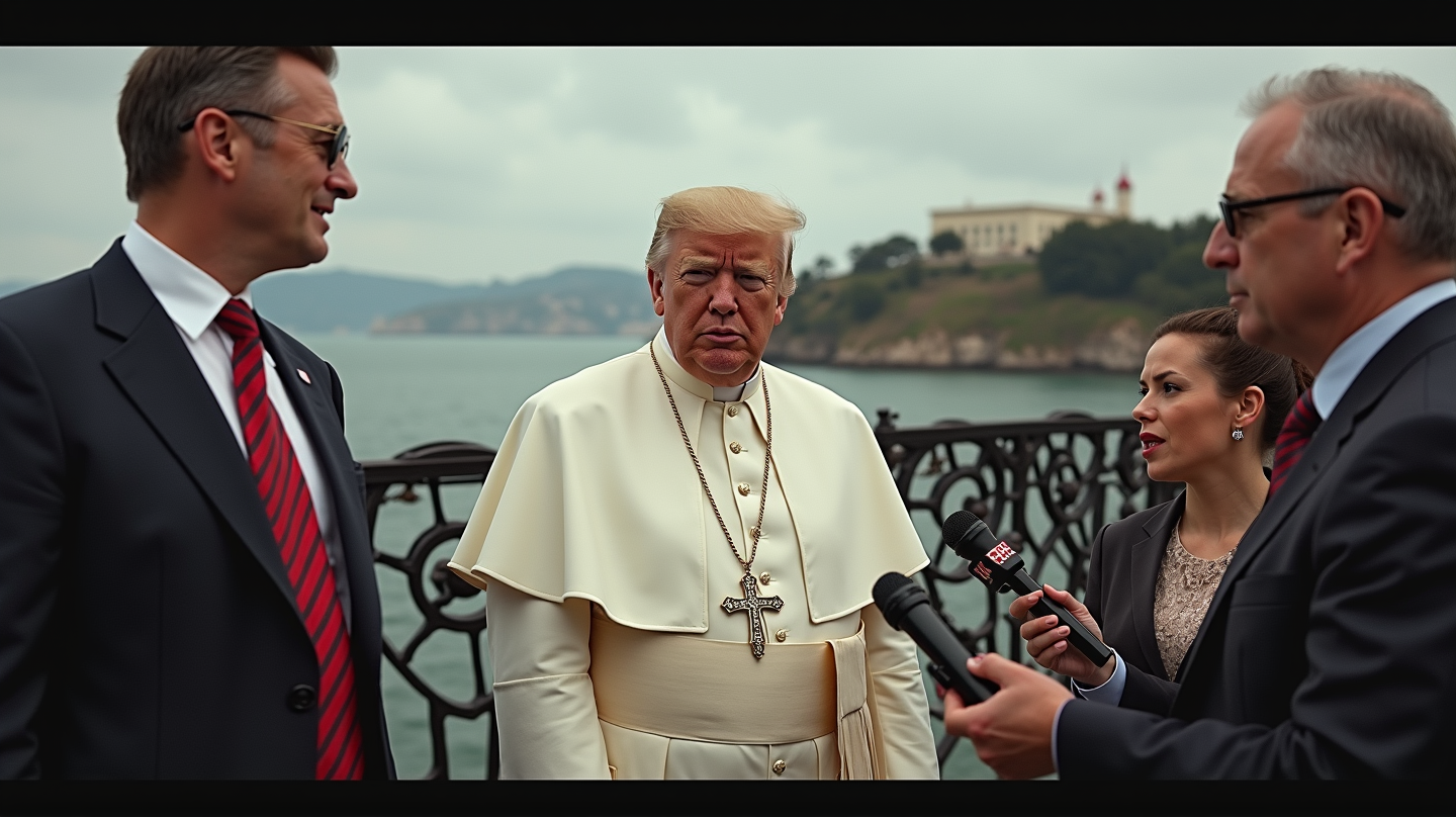 Trump daagt Hollywood en Alcatraz uit terwijl controverse over AI-afbeelding van de paus oplaait