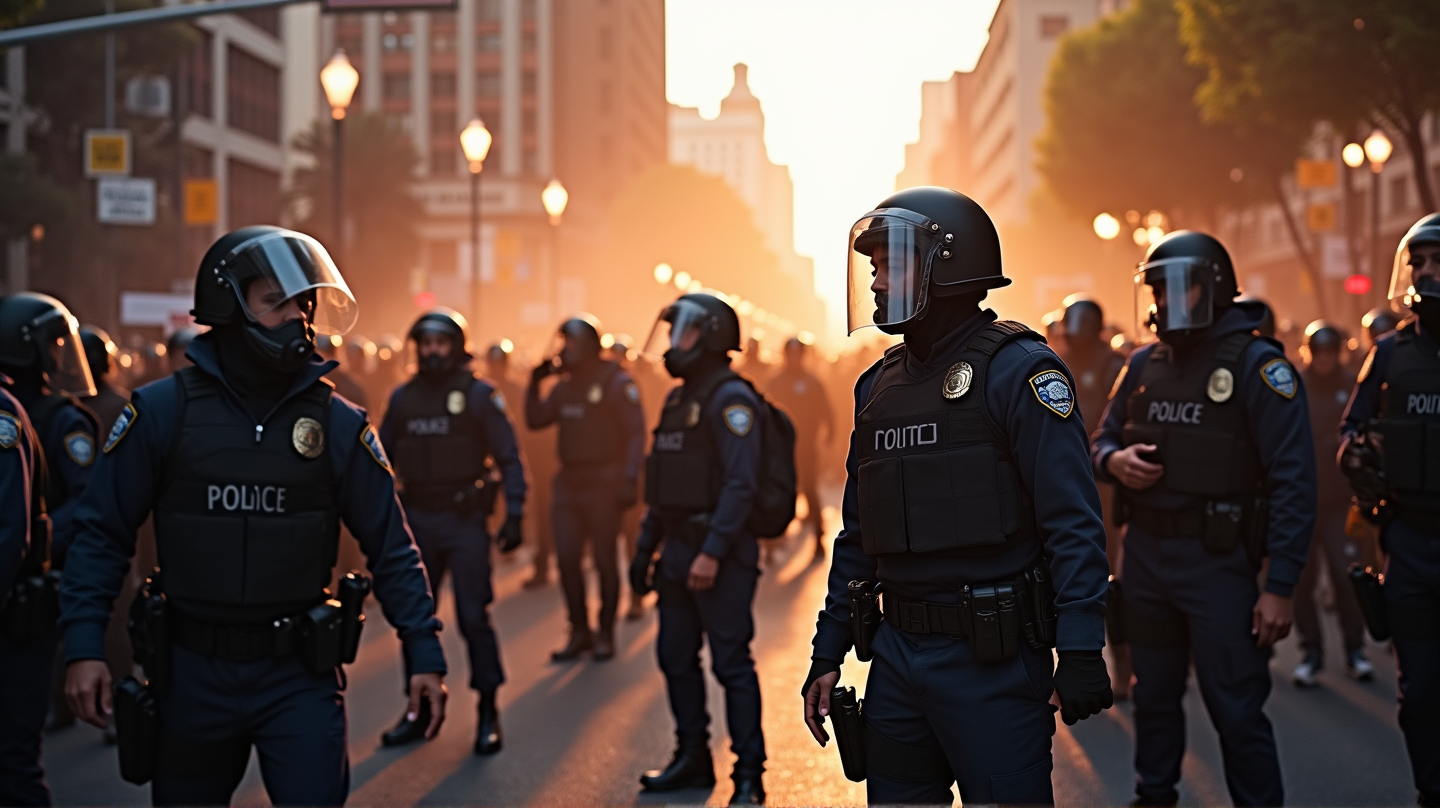 Onrust Ontstaat als 'No Kings'-Demonstranten in Los Angeles de Autoriteit Uitdagen