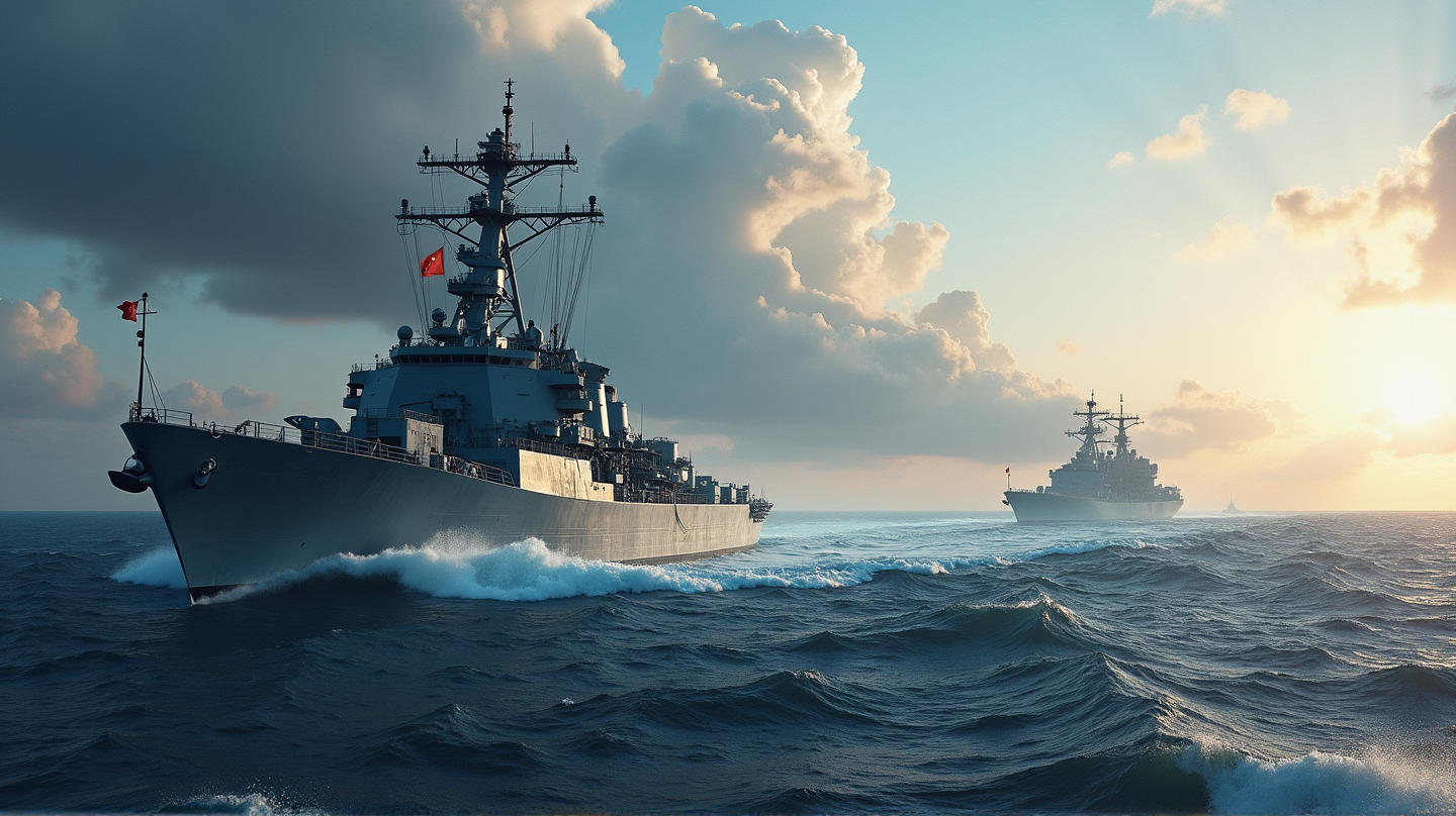 Chinese marine aanwezigheid veroorzaakt onrust bij NAVO terwijl Amerikaans vliegdekschip nadert