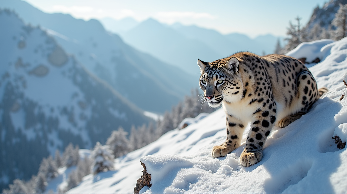 Een Sneeuwluipaard's Erfenis Vieren: China's Behoudmijlpaal