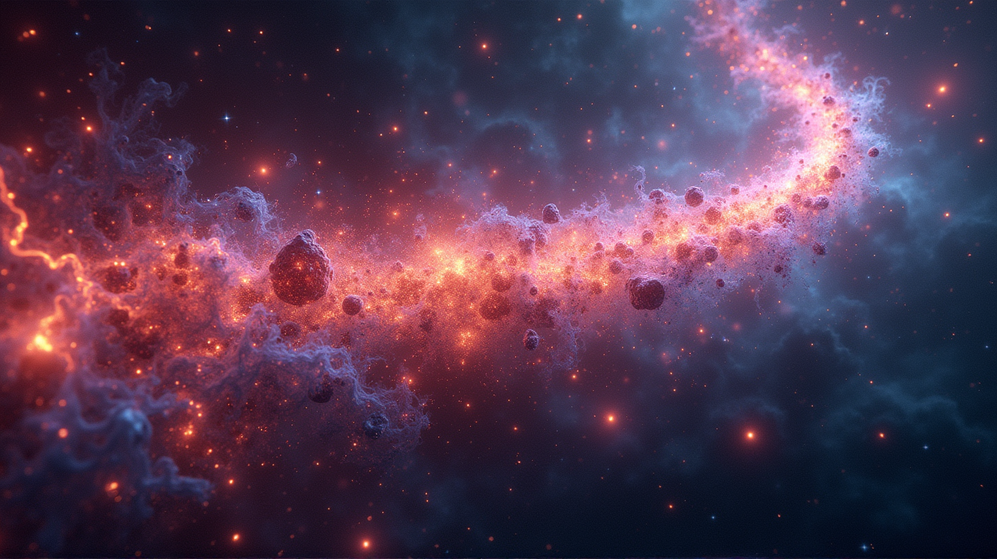 De Kosmische Mysterie Onthuld: Een Filament Lichtjaren in de Maak