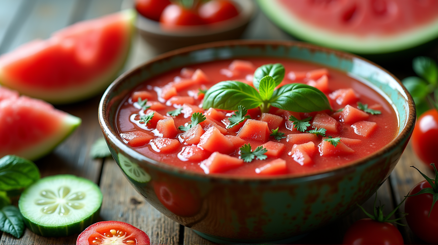 Verhoog Je Culinaire Niveau met Watermeloen Gazpacho Recepten