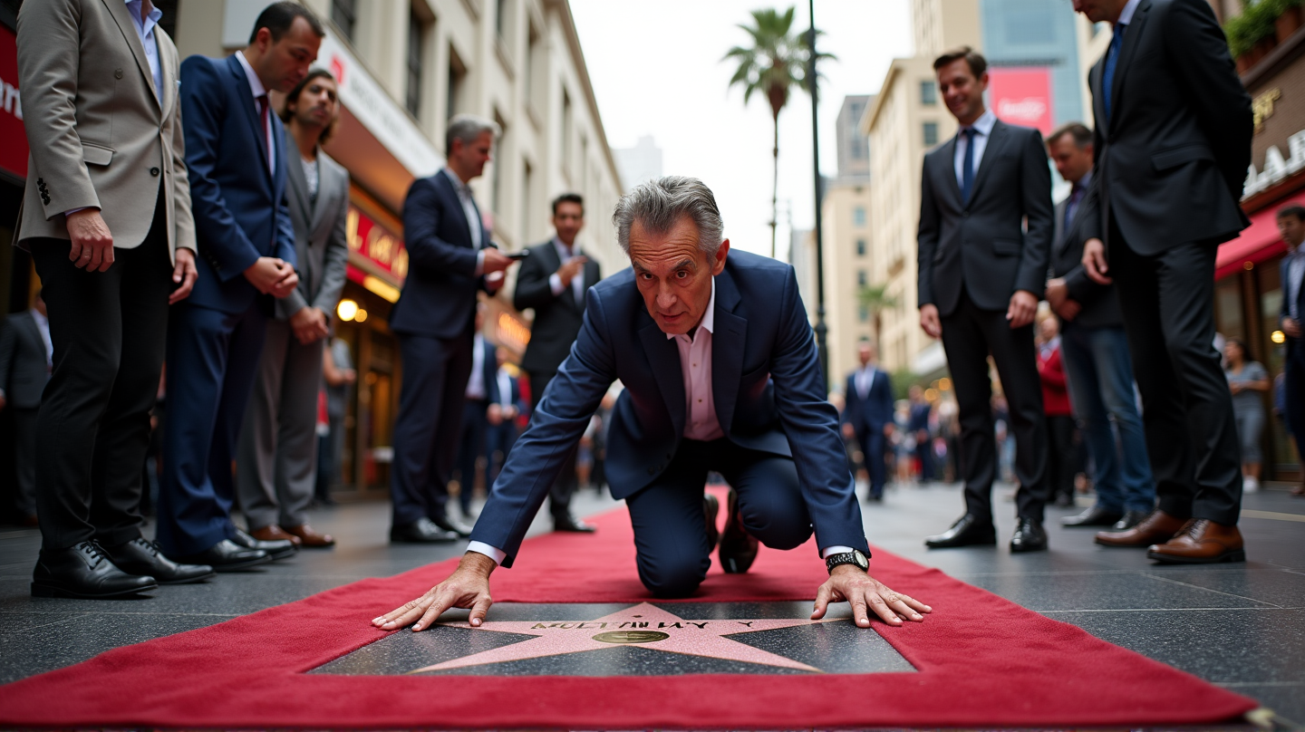 Bill Nye's Sterrentrip Brengt Hem op de Walk of Fame in Hollywood!