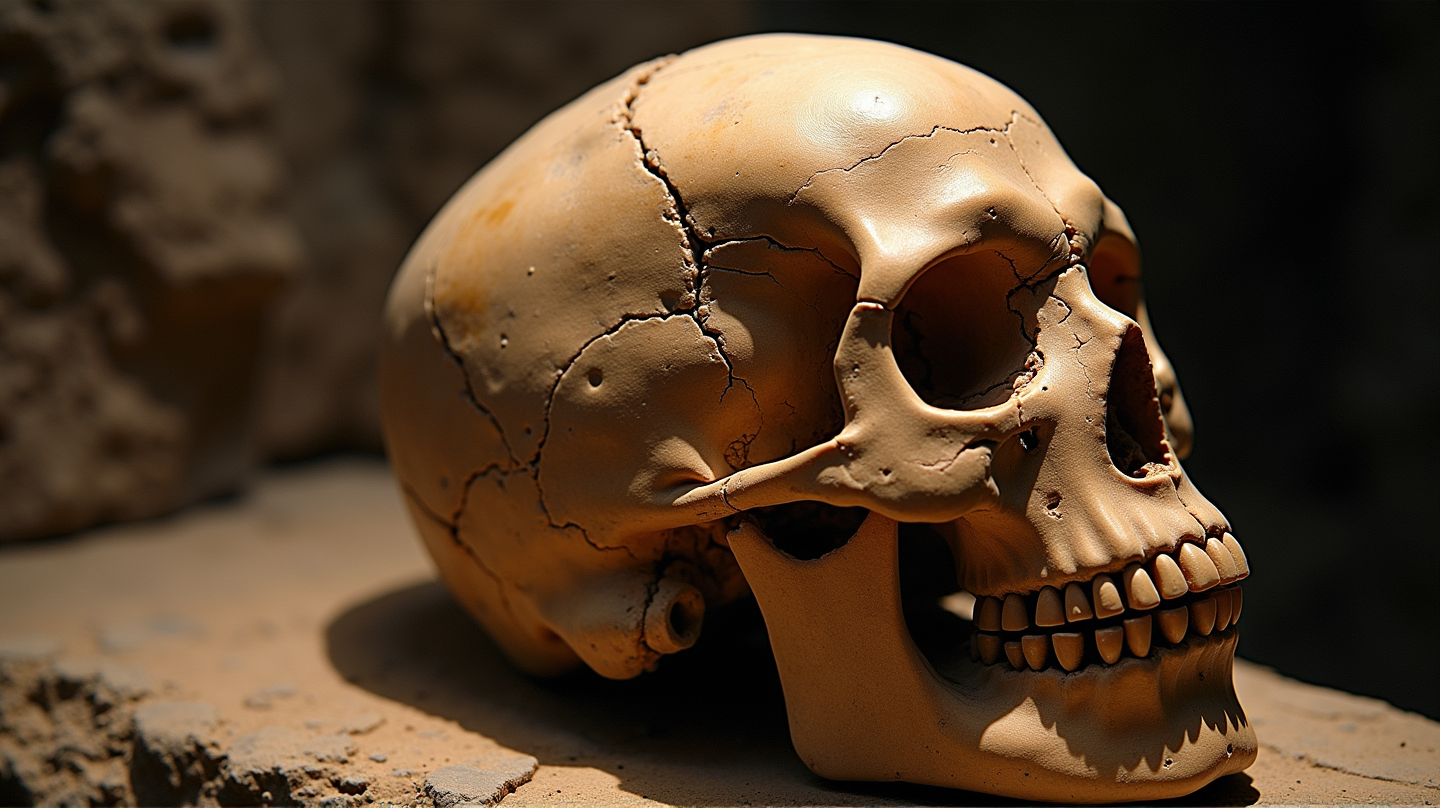 Schedelvondst Schudt de Tijdlijn van de Menselijke Evolutie Door Elkaar