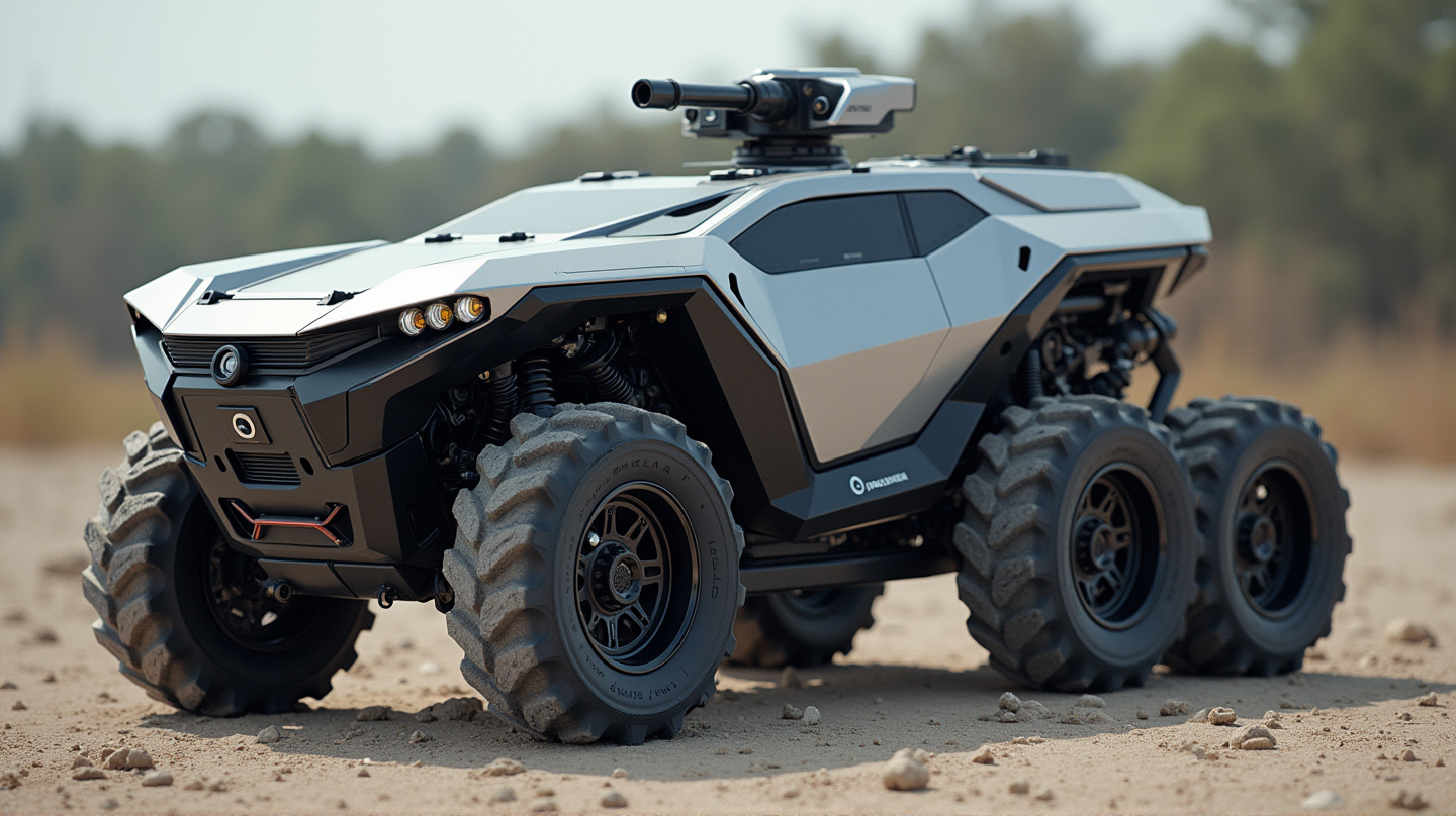 NOMAD Ontsluierd: De Next-Gen Defensie UGV door Scout AI en Hendrick Motorsport