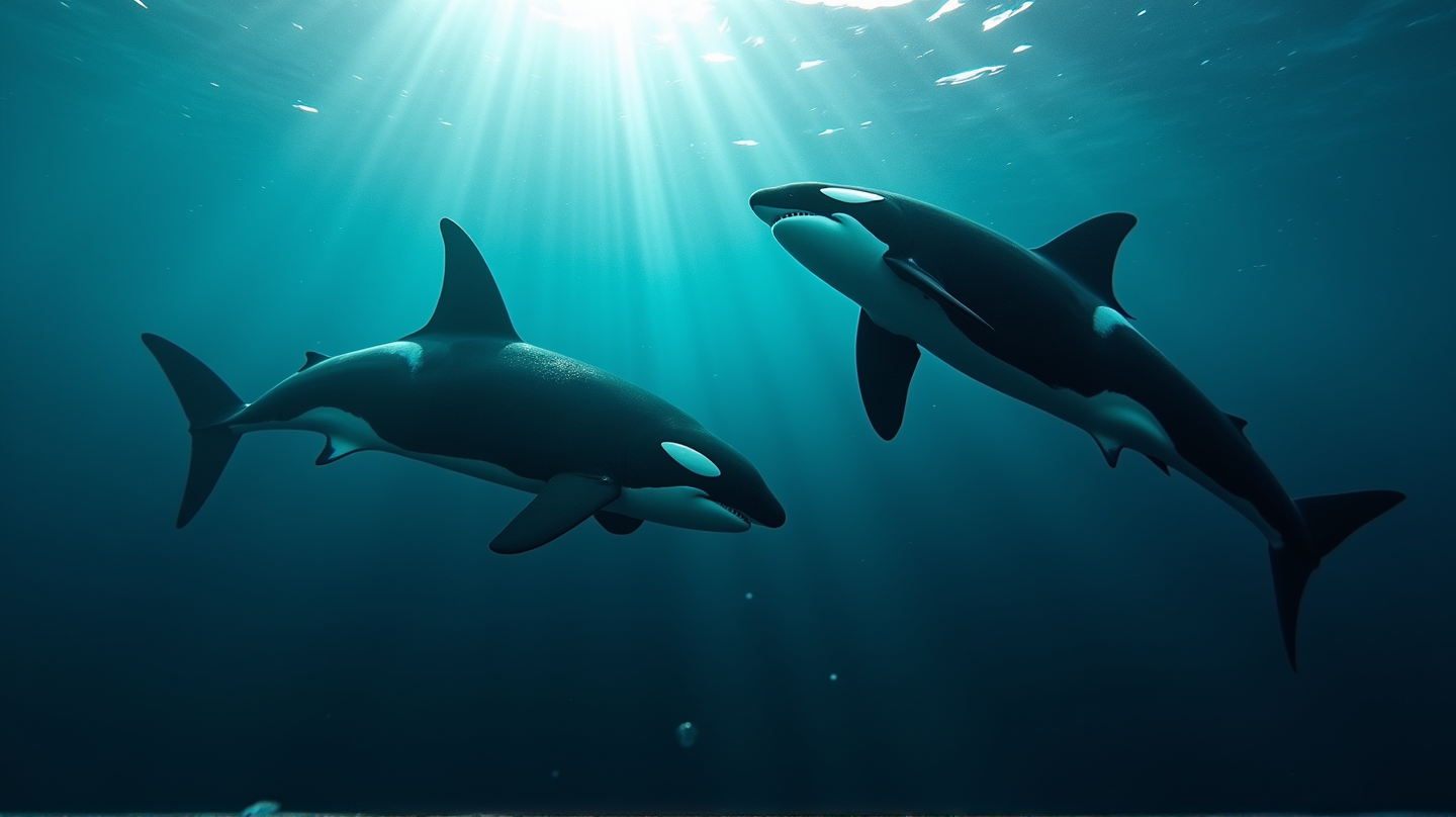 Orka's Ontketenen Geniale Tactieken: Jonge Grote Witte Haaien Ondersteboven Draaien voor een Maaltijd