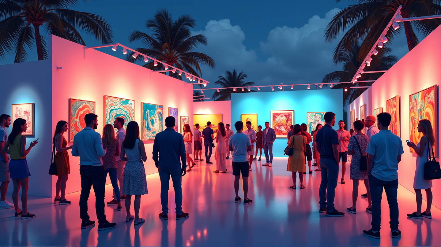 Miami's Kunst Extravaganza: Beroemdheden Stromen Toe naar Art Basel 2025