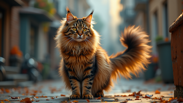 Ontmoet Zeus: De Majestueuze Reuzekat Sensatie van Social Media
