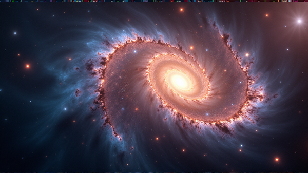 Schitterend Kosmisch Ballet: Hubble Spot Enchantante Spiraalvormige Galaxie NGC 3596