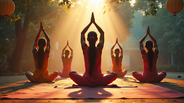 Bollywoodsterren Stralen met Fitness op Internationale Yogadag