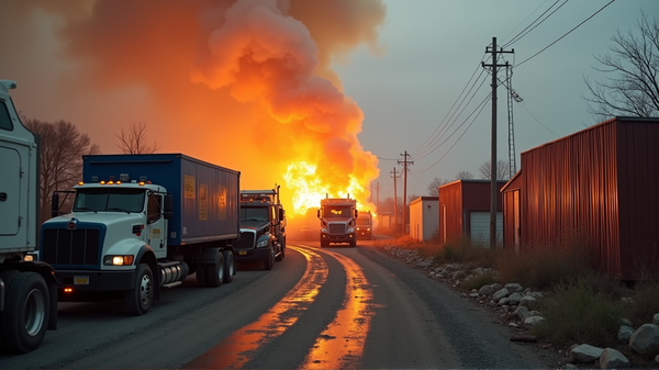 Brand in Recyclingfabriek Zorgt voor Vertragingen bij Vuilnisophaling