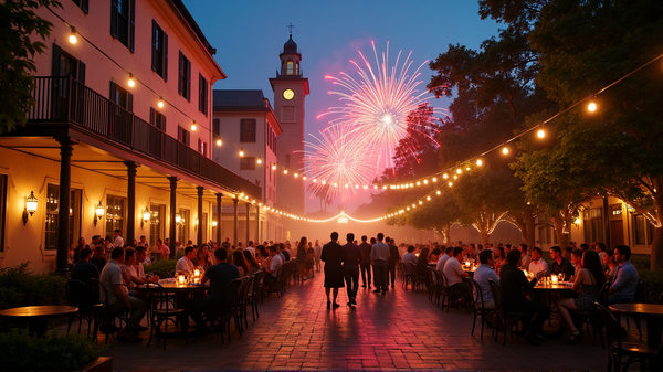 De Grote Buitenkantonthulling van Hotel Fallon: Een Vierde Juli Extravaganza