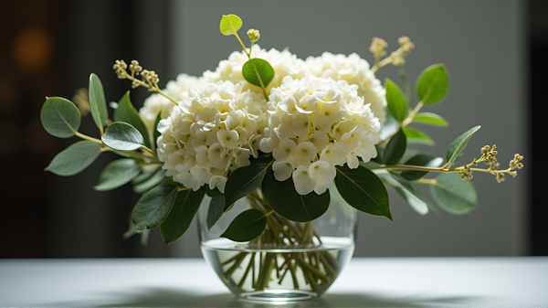 Moeiteloze Elegant: Creëer een Chic Hortensia Middenstuk met Slechts Drie Ingrediënten