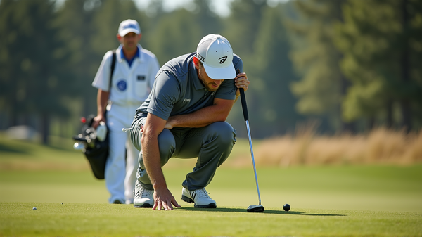 Scottie Scheffler Ervaart Tegenslag Zonder Caddie voor Cruciale Play-off