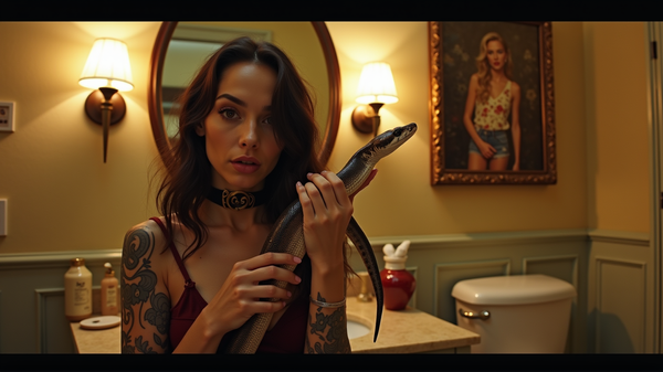 Zoë Kravitz' Slangenavontuur: Een Chaotische Dag bij Taylor Swift’s