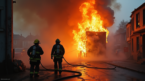Enorme Brand in East Hollywood Business College: Een Strijd Tegen de Vlammen