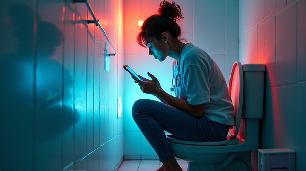Het Verrassende Risico van Toilet Scrollen: Geven Smartphones je Aambeien?