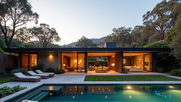 Ontdek de Hollywood Hills Midcentury Ranch: Een Mix van Tijdloze Charme en Moderne Innovatie