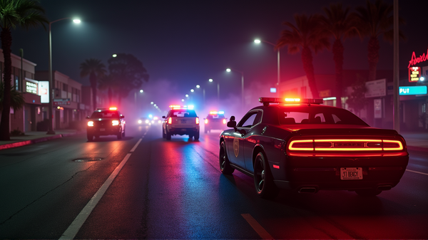 Hoog-Snelheid Drama: Achtervolging Eindigt in Vurige Crash in North Hollywood