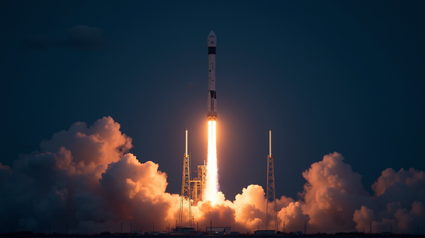 Regeringsstilstand Legt Commerciale Raketlanceringen Stil